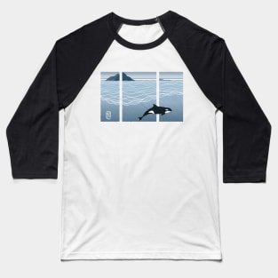 Orca scenery Baseball T-Shirt